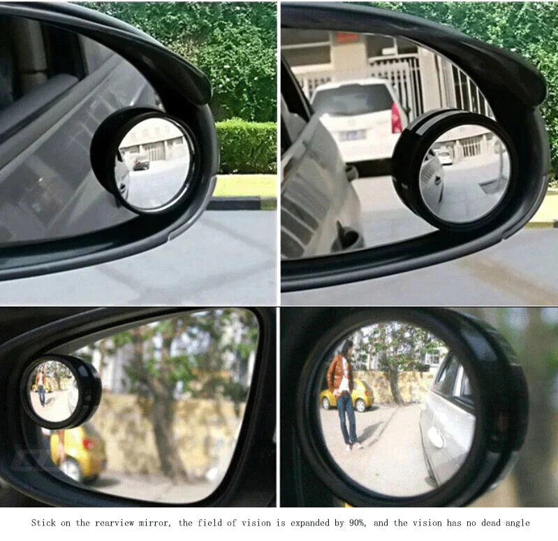 2pcs Round Blind Spot Mirrors
